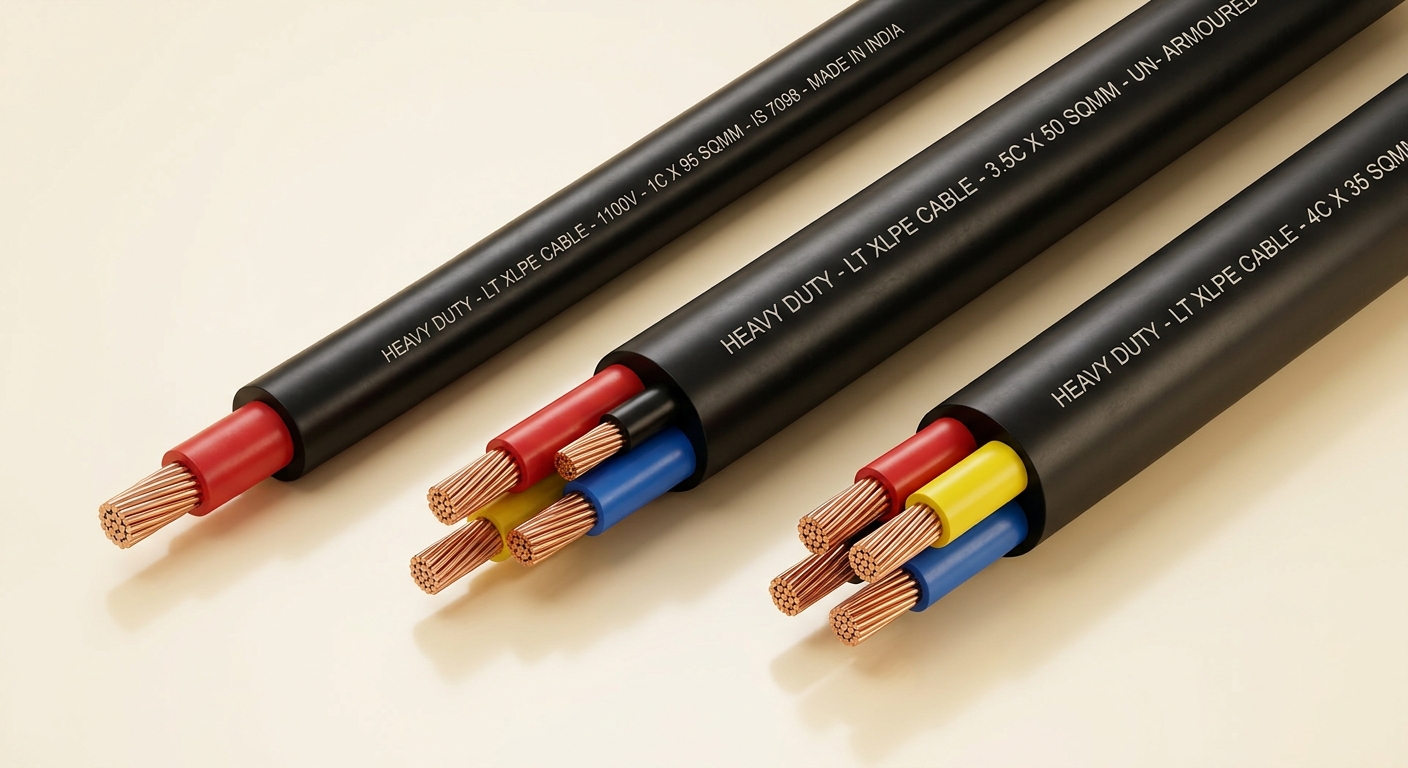 LT XLPE Un-Armoured Cables