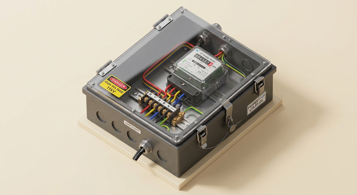 HT Meter Box Iron with TTB & Acrylic Sheet