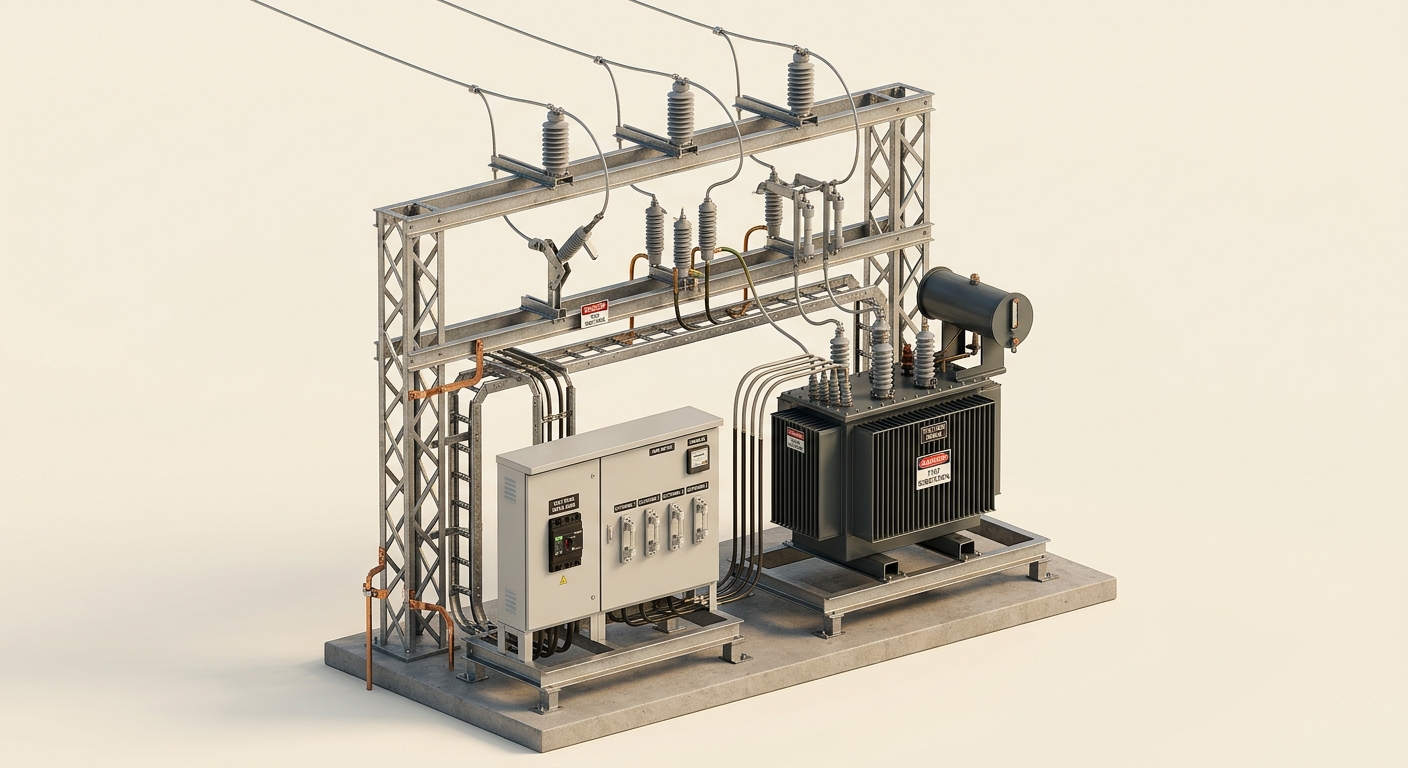 11/0.433 KV Sub-Station Structure